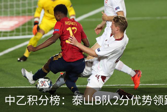 中乙积分榜：泰山B队2分优势领跑北区，贵州贵阳竞技领跑南区